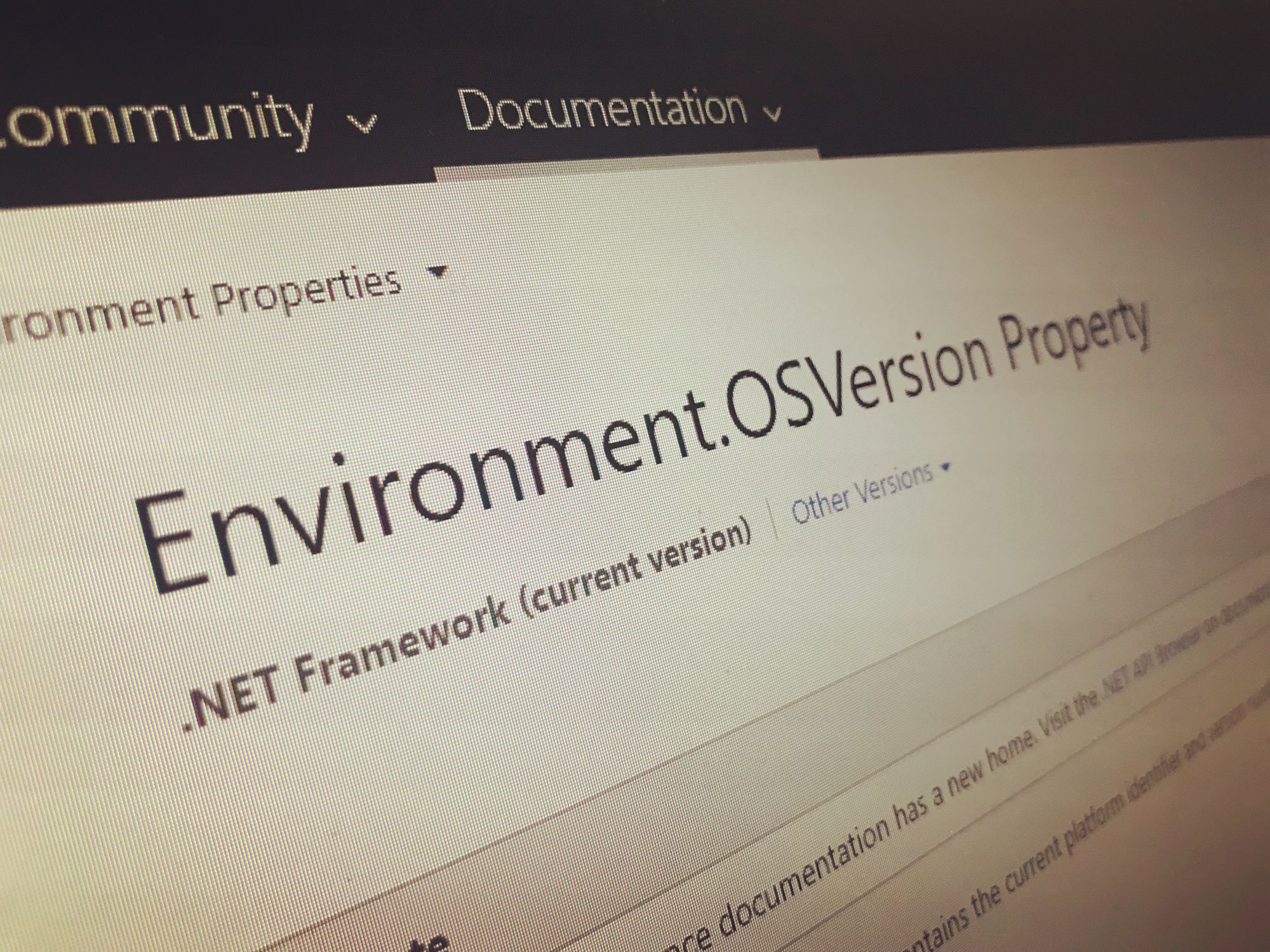 WPF - 당신의 Environment.OSVersion은 거짓말을 하고 있다